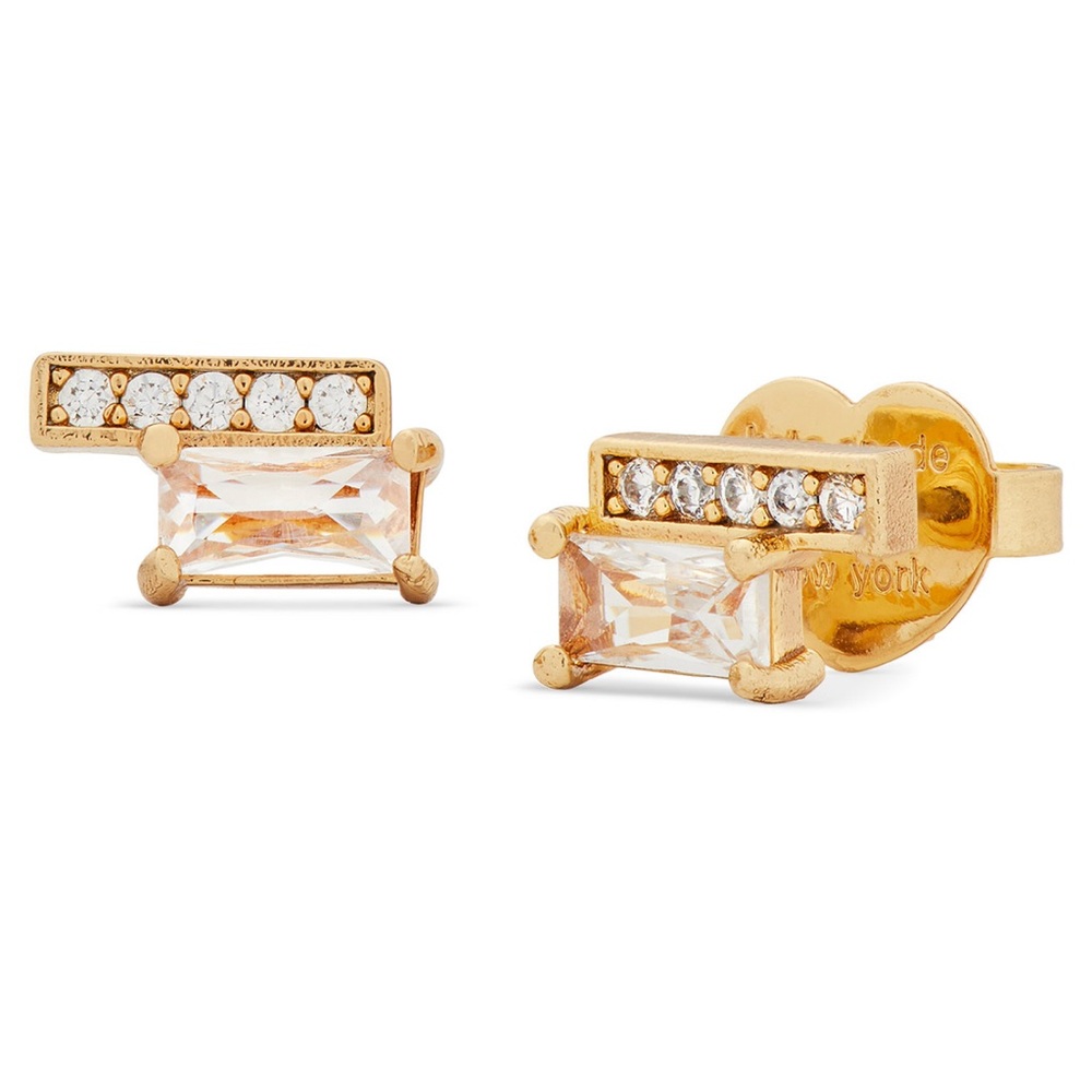 Kate Spade Gold Cubic Zirconia Earrings